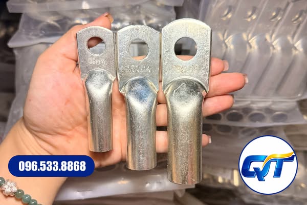 Đầu cos đồng dài sử dụng cho cáp đồng mềm trong tủ điện và máy móc công nghiệp