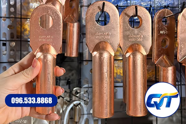 Đầu cos đồng đỏ chất lượng cao dùng đấu nối cáp điện công nghiệp