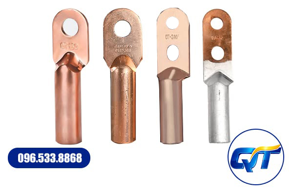 Đầu cos đúc đỏ sử dụng để đấu nối cáp đồng mềm trong tủ điện công nghiệp