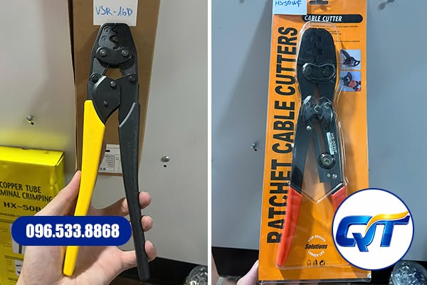 Kìm ép cos chính hãng dùng để ép đầu cos trong hệ thống điện công nghiệp