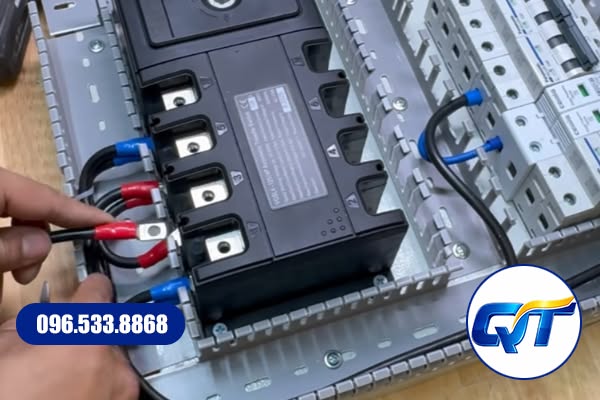 Đầu cos SC dùng trong tủ điện năng lượng mặt trời kết nối bộ chuyển nguồn tự động