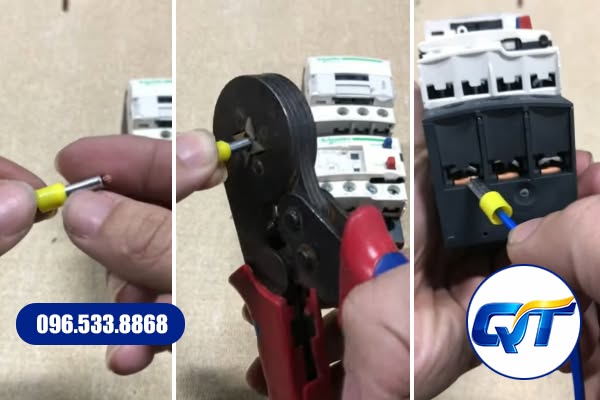 Ép đầu cos đúng kỹ thuật giúp mối nối điện chắc chắn