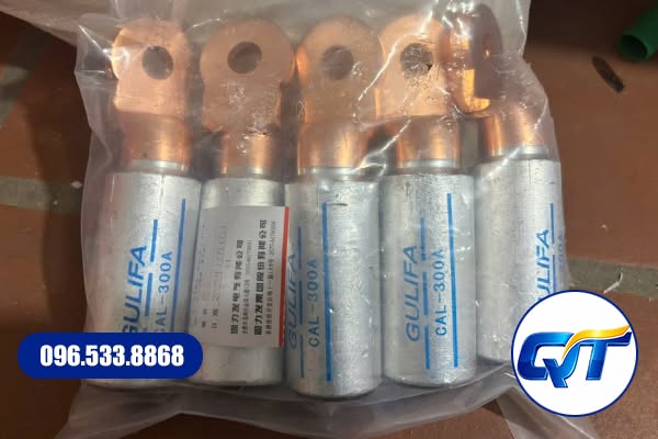 Đầu cos đồng nhôm Gulifa CAL dùng cho kết nối dây cáp nhôm và thanh cái đồng