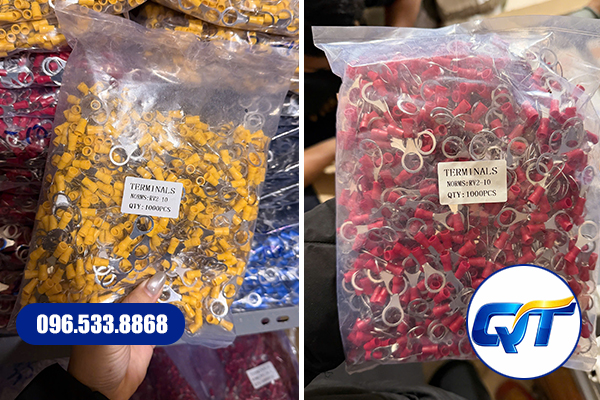 Đầu cos tròn RV ứng dụng trong tủ điện và hệ thống điện công nghiệp